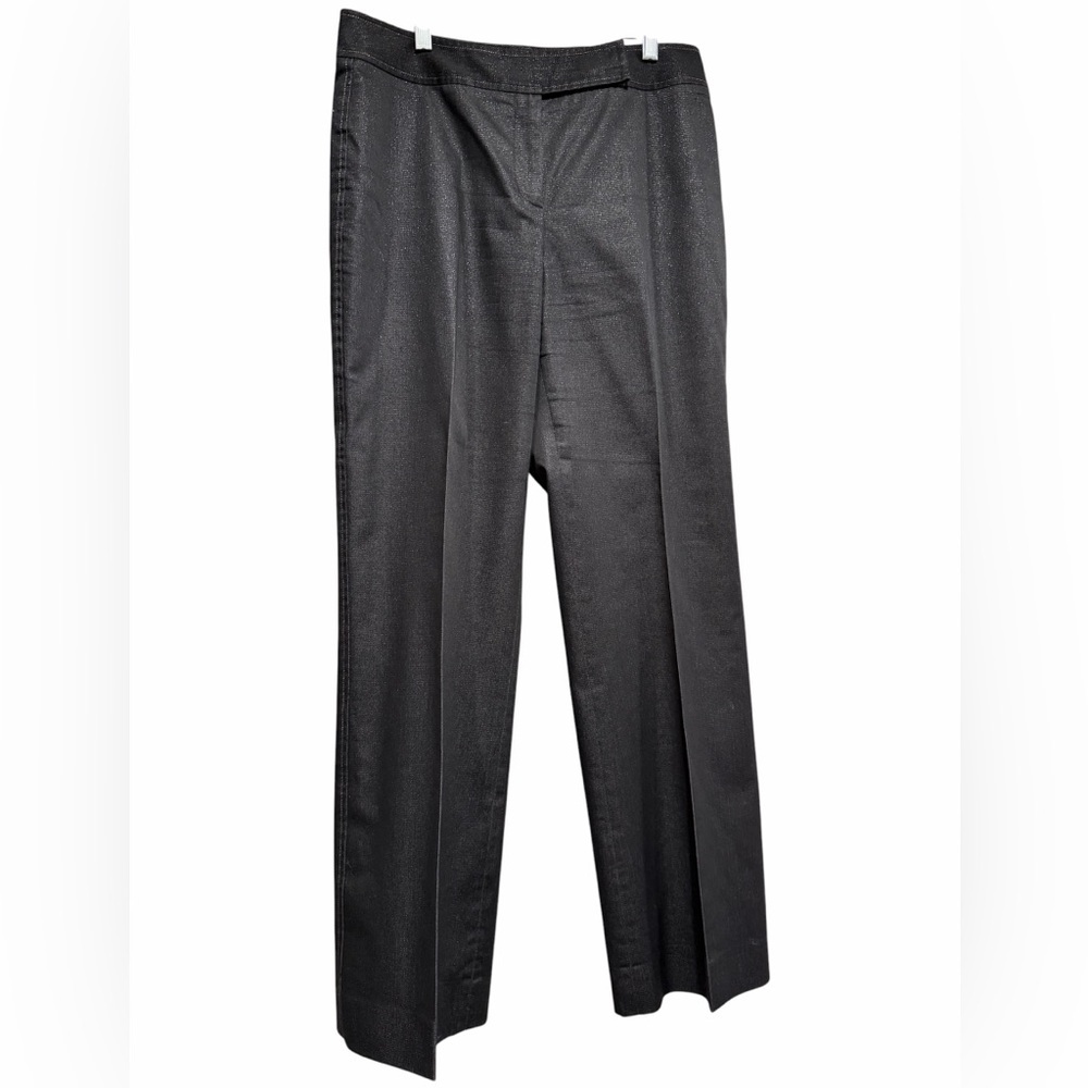 Tahari Elegant Black Suit for Women. Playful metallic look. - Picture 6 of 12